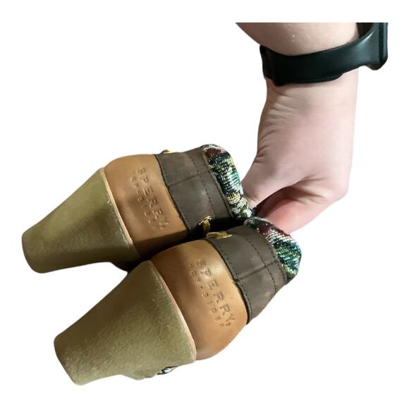 Sperry’s Floral Wedges Women 9 Vintage - Picture 5 of 5